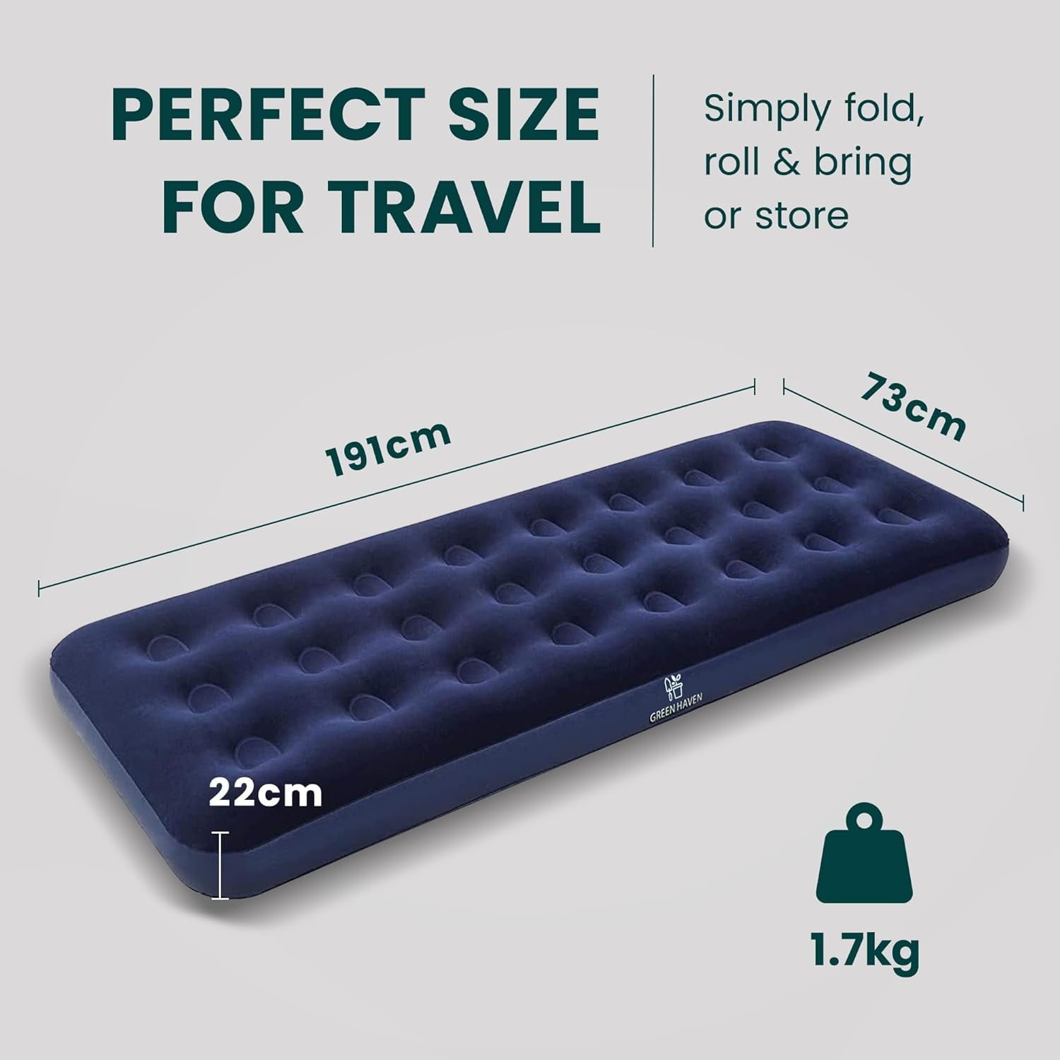 GAZILY Sleeping Mat Camping Pad Camping Cot Mattress 75*39*8 inch for Outdoor & Indoor, Picnic, Hiking