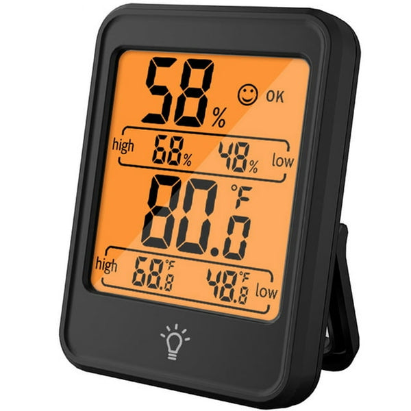 Backlight Display Room Thermometer Humidity Meter