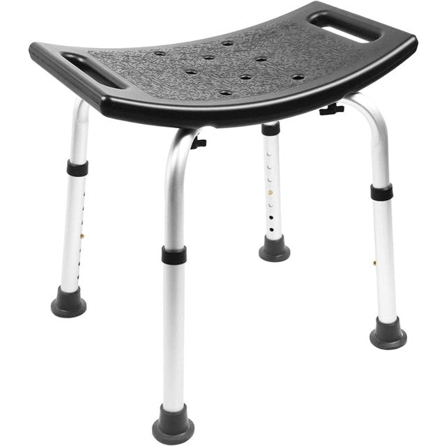 Bath Chair with Arms, Medical Shower Seat, Bariatric Bath Stool Safety Shower Bench with Reinforced Crossing bar for Elderly, Adults, Disabled