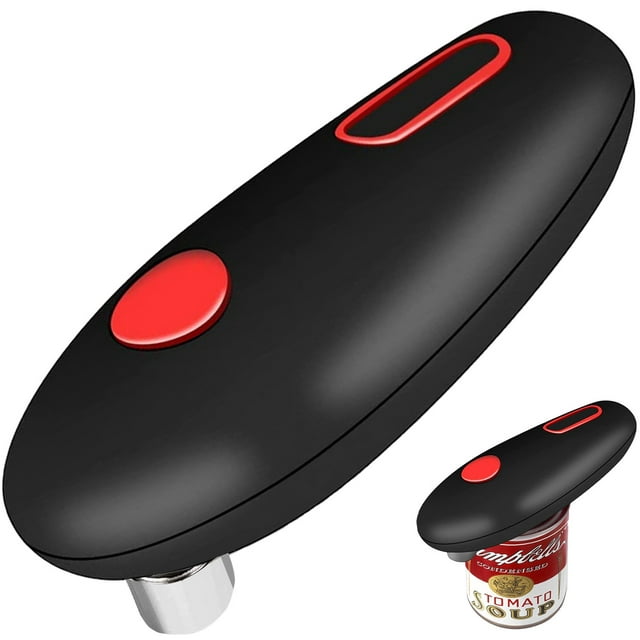 FlyBanboo RNAB0C5X8LHKG electric can opener, open your cans with a simple  push of button, automatic can opener smooth edge, electric can openers for