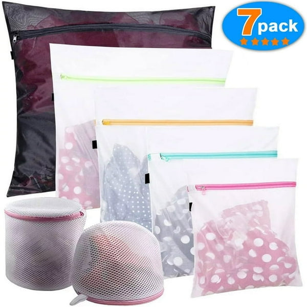 GAZILY Mesh Laundry Wash Bag for Delicates, 7 Pack