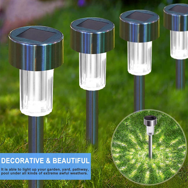 Solar Outdoor Lights, 12 Pack Solar Outdoor Garden Lights, Waterproof Led Solar Bright Powered Outdoor Lights Solar Garden Lights