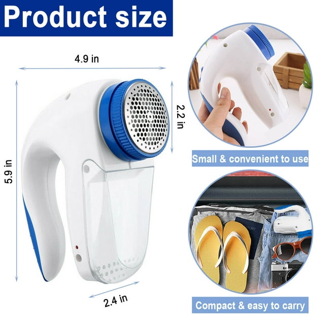 Fabric Lint Shaver-Fuzz Lint Pill Bobble Remover,Portable Lint Remover Shaver,Performing Lint Remover for Clothes,Fabrics and Furniture,Household & Travel