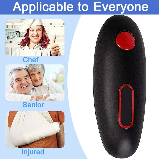 Electric Can Opener, No Sharp Edge, Auto Electric Can Opener,Open Your Cans with A Simple Push of Button - Automatic, Can Opener Electric for Seniors,Kitchen  Auto Electric Can Opener