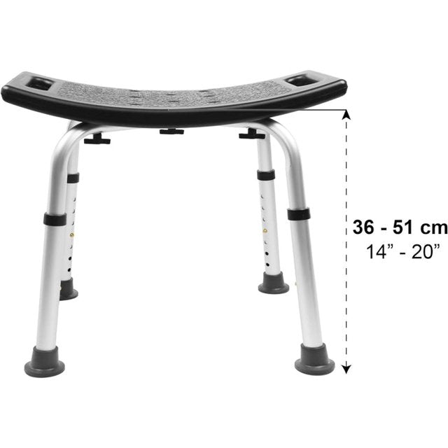 Bath Chair with Arms, Medical Shower Seat, Bariatric Bath Stool Safety Shower Bench with Reinforced Crossing bar for Elderly, Adults, Disabled